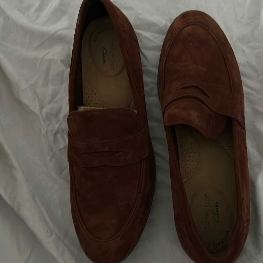 Clark’s Trish Rose  suede shoes